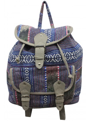 Blue Dhurrie Backpack